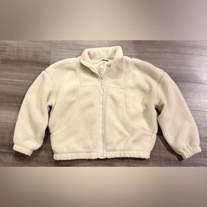 DSG XL Women’s Cream Full-Zip Teddy Jacket